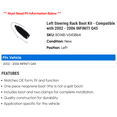 thumbnail image 2 of Left Steering Rack Boot Kit - Compatible with 2002 - 2006 INFINITI Q45 2003 2004 2005, 2 of 2