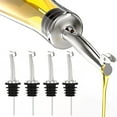 thumbnail image 5 of Mightlink 4Pcs Wine Pourers Multi-purpose Reusable Leakproof Food Grade Easy Clean Liquor Pouring Device with Cap Oil Spout Liquor Bottle Pourers Bar Accessories, 5 of 7