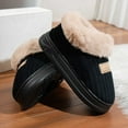 thumbnail image 6 of KANG Corduroy Slip On Slippers With Backstrap Indoor Outdoor Comfort Shoes For Fall And Winter Seasons, 6 of 7