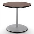 thumbnail image 6 of Hampden Furnishings Bennet Collection Steel Frame 36" Round Top, Round Base, 36" Height, Cafe Table Grey Frame/Mahogany Top, 6 of 13