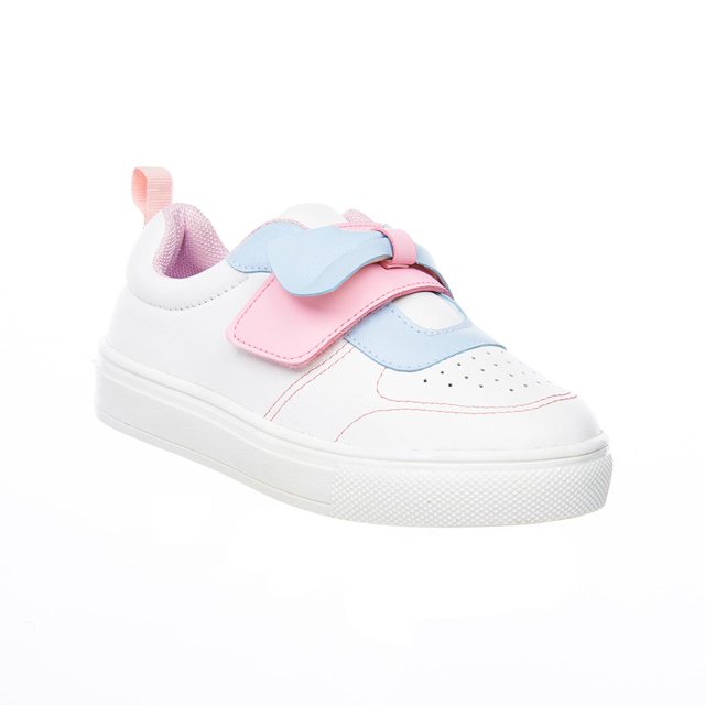 Tenis Con Moño Para Niñas Moda Casual Blancos Cómodos blanco 13 Incógnita 005A2D