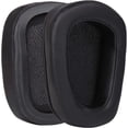 thumbnail image 4 of 1 par de almohadillas de repuesto (negras) compatibles con Logitech G935 G933 G635 G633 almohadillas de repuesto de espuma viscoelástica, 4 of 5