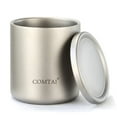 thumbnail image 5 of Double Wall Titanium Water Cup Coffee Tea Mug with Lid for Home Outdoor Camping, 5 of 6