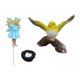 thumbnail image 2 of Figuras en miniatura Resina, estatua de pájaros Señal de figura Nido decorativos accesorios de jardín de hadas estacas de jardín para porche de, 2 of 8