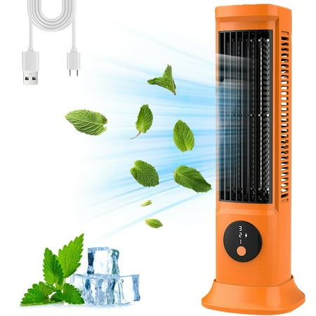 

Labor Day Sales 2packs USBFans Desktop Small Fan Leafless Charging Portable Usb Small Household Silent Vertical Fan