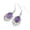 Mix color, variant on 10 Pairs Quartz Chakra Gem Stone Oval Beads Earrings Chakra Reiki Healing Amulet-Sodalite Stone