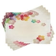 thumbnail image 1 of Ambesonne Cartoon Place Mats Set of 4, Abstract Japanese Art, Standard Size, Multicolor, 1 of 6