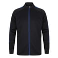 thumbnail image 1 of Finden & Hales Mens Contrast Panel Knitted Tracksuit Top, 1 of 3