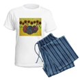 thumbnail image 5 of CafePress - Cats And Sunflowers Pajamas - Women's Short Sleeve Print T-Shirt and Pants Light Cotton Pajama Set, 5 of 7