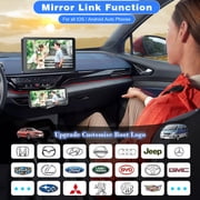 Hieha Car Stereo,Wireless Apple Carplay & Android Auto 7 Touch Screen Car Audio Receiver, Backup Camera, Bluetooth, Voice Control, AUX/USB/TF,12V-24V