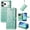 Green, variant on for iPhone 17 Pro Cartoon Cute Wallet Case, Cat Dog Style Flip with ID Card Holder Premium PU Leather Cases with Wrist Strap, Magnetic Closure Folio Kickstand Cover, Blue