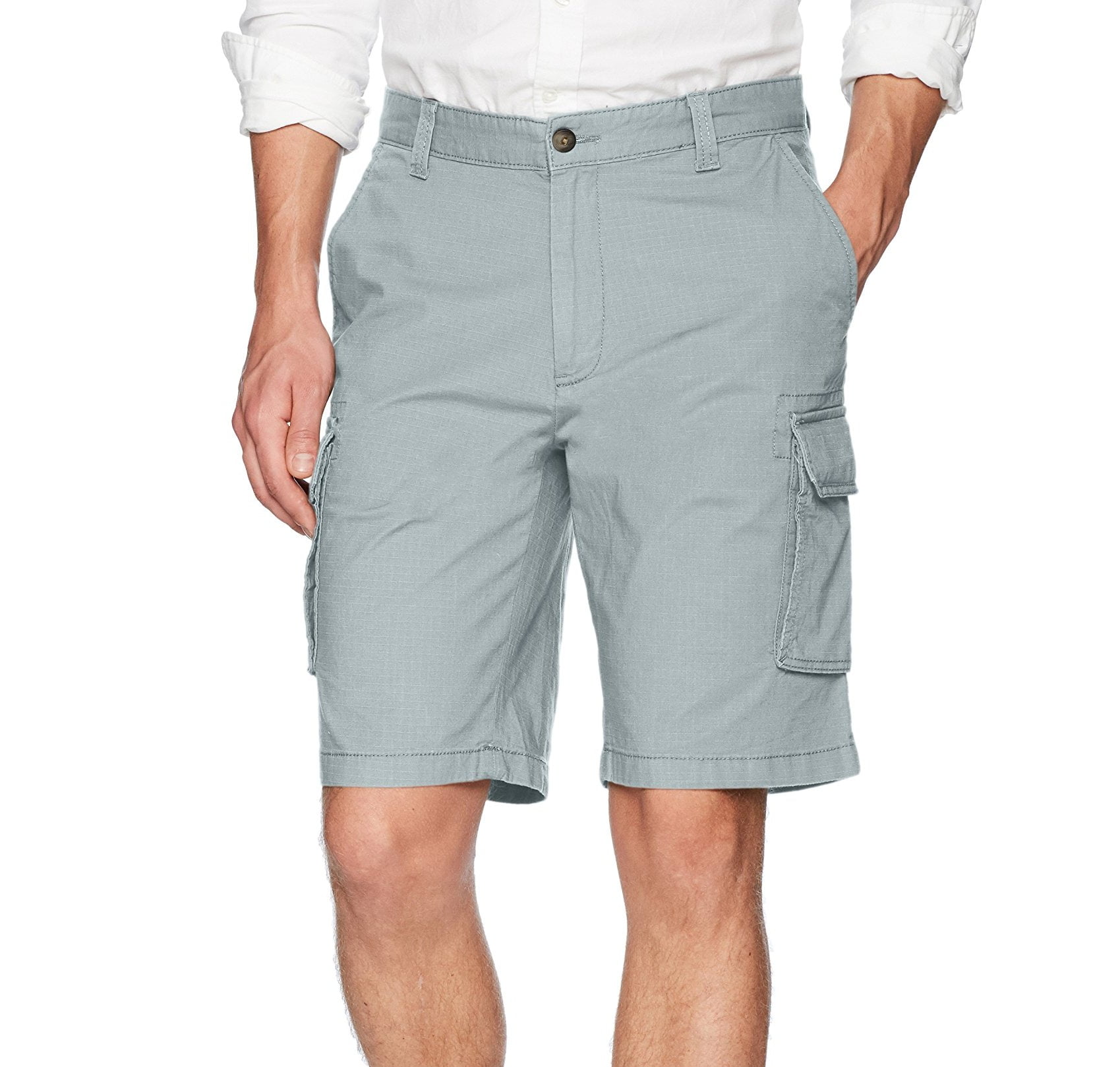 Nautica - Mens Shorts Flat Front Multi-Pocket Cargo Shorts 34 - Walmart ...