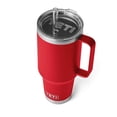 thumbnail image 1 of YETI Rambler Taza con pajita, aislada al vacío, de acero inoxidable y portavasos compatible con mango de fácil agarre, 1 of 4
