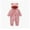 Pink, variant on Snowsuit Hooded Jumpsuit Bear Ear Girl Baby Romper Baby Girl Warm Outfits New Born Clothes Baby Girl 3-6 Months