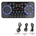 thumbnail image 4 of 2X Tarjeta de Sonido V300 Pro Interfaz de Audio Compatible con Bluetooth Mezclador DJ Efecto Digital Consola de Reducción de Ruido Grabación USB, 4 of 7