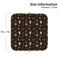 thumbnail image 2 of Lsque Wild West Cowboy Pattern 4" Drink Coasters Set of 4, PVC Leather Absorbent Coasters, Table Coaster Set Decorative Coffee Cup Coasters Housewarming Gift -Square, 2 of 6