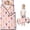 Princess and Castle Pink Pattern, variant on Princess and Fairy Pink Pattern Teens Toddler Nap Mat with Pillow, Sleeping Mat Bag for Preschool Daycare 59"x22"