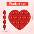 thumbnail image 2 of Heart Shape Double Sided Phone Suction Holder  Multi-Purpose Silicone Suction Cup Phone Mount Phone Case Sticky Phone Grip, 2 of 7