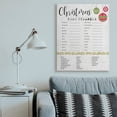 thumbnail image 3 of Stupell Indtries Seasonal Christmas Word Scramble Activity Winter Holiday Canvas Wall Art Design by Daphne Polselli, 36" x 48", 3 of 6