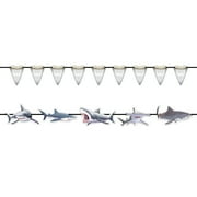 Beistle - Shark Streamer Set - 5¼" x 5' - Pack of 12