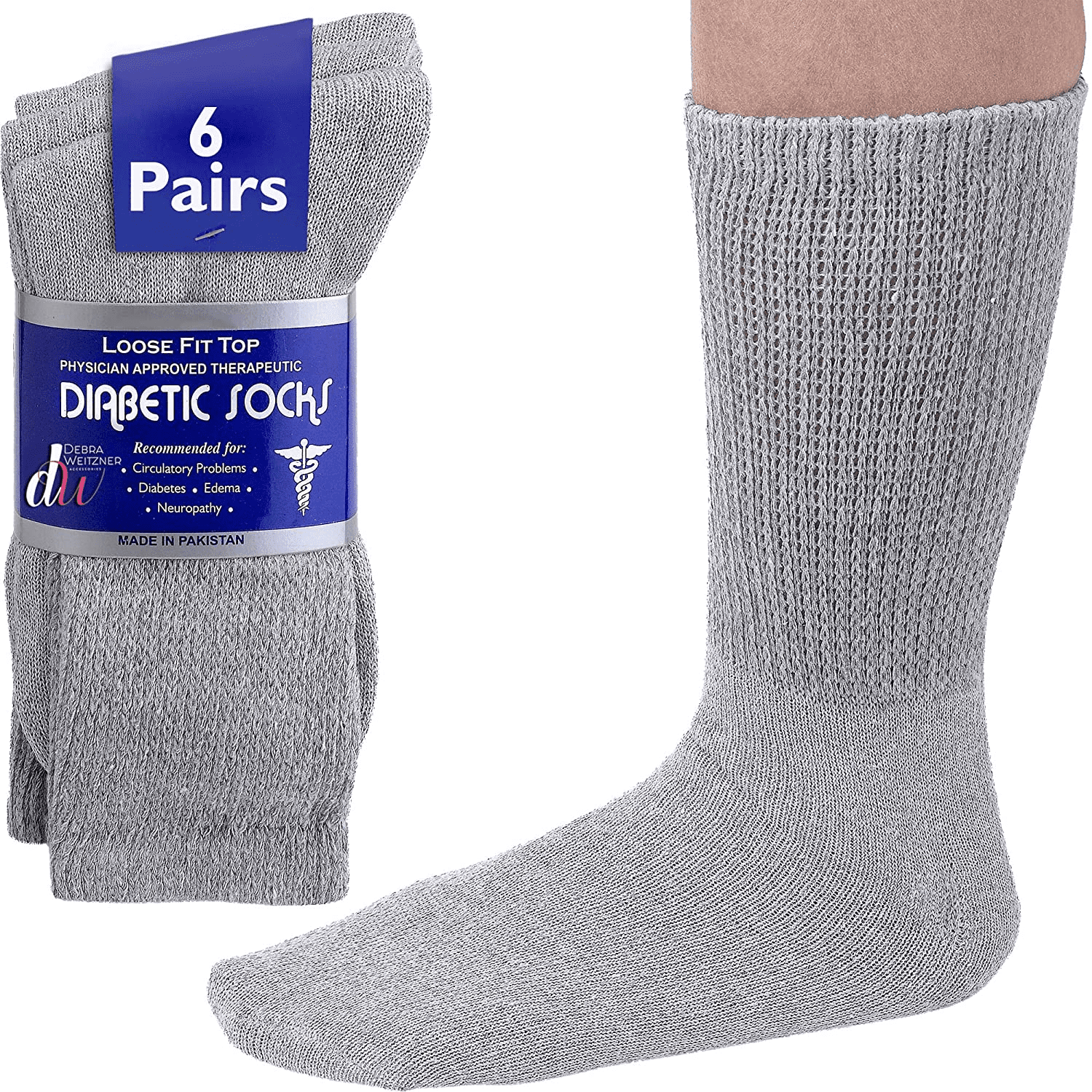 Mens Cotton Crew Socks Seamless Ankle Athletic Plus Size Socks 3/6/12 Pack