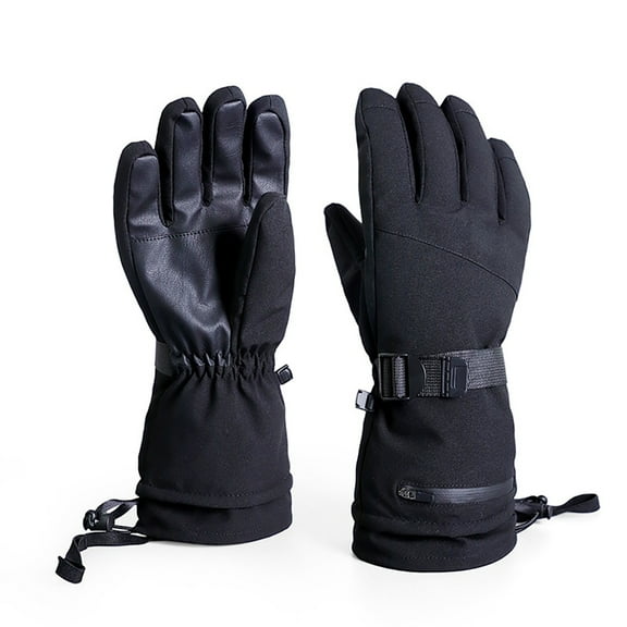 Touchscreen Snowboard Gloves with Zipper Pocket Winter Warm Gloves for Men Women
