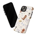 thumbnail image 3 of Western Chic Boots & Bows Phone Case, Elegant Country Style with Pearls and Accessories for iPhone 16 15 14 13 12 11 Pro Max Plus Mini, 3 of 6