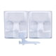 thumbnail image 2 of Kit de extensión de pestañas perfecl Herramientas de maquillaje autoadhesivas profesionales Bandeja de pestañas clásica Pestañas de prác Bandeja de 2 piezas blanca, 2 of 8