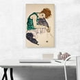 thumbnail image 2 of ARTCANVAS Seated Woman With Bent Knee 1917 Canvas Art Print by Egon Schiele - Size: 26" x 18" (0.75" Deep), 2 of 9