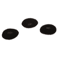 thumbnail image 4 of 600 almohadillas de repuesto para auriculares de esponja negra, 4 of 5