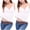 White, variant on ZZwxWA 2 Pack Women's Fit Camisole with Built in Bra Slim-Fit Spaghetti Straps Deep V-Neck Camis Tank Tops with Shelf Padded Bra Womens Pure Color Vest up to 50% Off