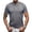 Gray,#019, variant on Men's Henley Shirt Short Sleeve Slub Cotton 2 Button Placket Regular Fit Casual Summer Tops for Daily Outdoor Wear,M