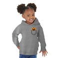 thumbnail image 3 of Awkward Styles Halloween Toddler Hoodie Girls Boys Angry Pumpkin Fleece Hooded Sweatshirt Pocket Print, 3 of 5