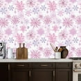 thumbnail image 5 of Peel and Stick Wallpaper Contact Paper Snow Snowflake texture Snowfall holiday Self Adhesive and Removable 17.7in x 118in, 5 of 8