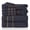 02-Dark Gray, variant on JML Dark Gray Bath Towel Set of 8 Pieces - Cotton Blend Highly Absorbent Towels for Bathroom, 2 Soft Bath Towels, 2 Hand Towels, 4 Washcloths