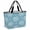 Sky Blue, White, Cyan, variant on Red Palm Tree Beach Bag for Women, Large Breathable Mesh Beach Tote Bag, Summer Botanical Tropical Tree Sandproof Lightweight Travel Bags for Vacation Picnic Swimming Pool 15.7"x15.7"x9.1"