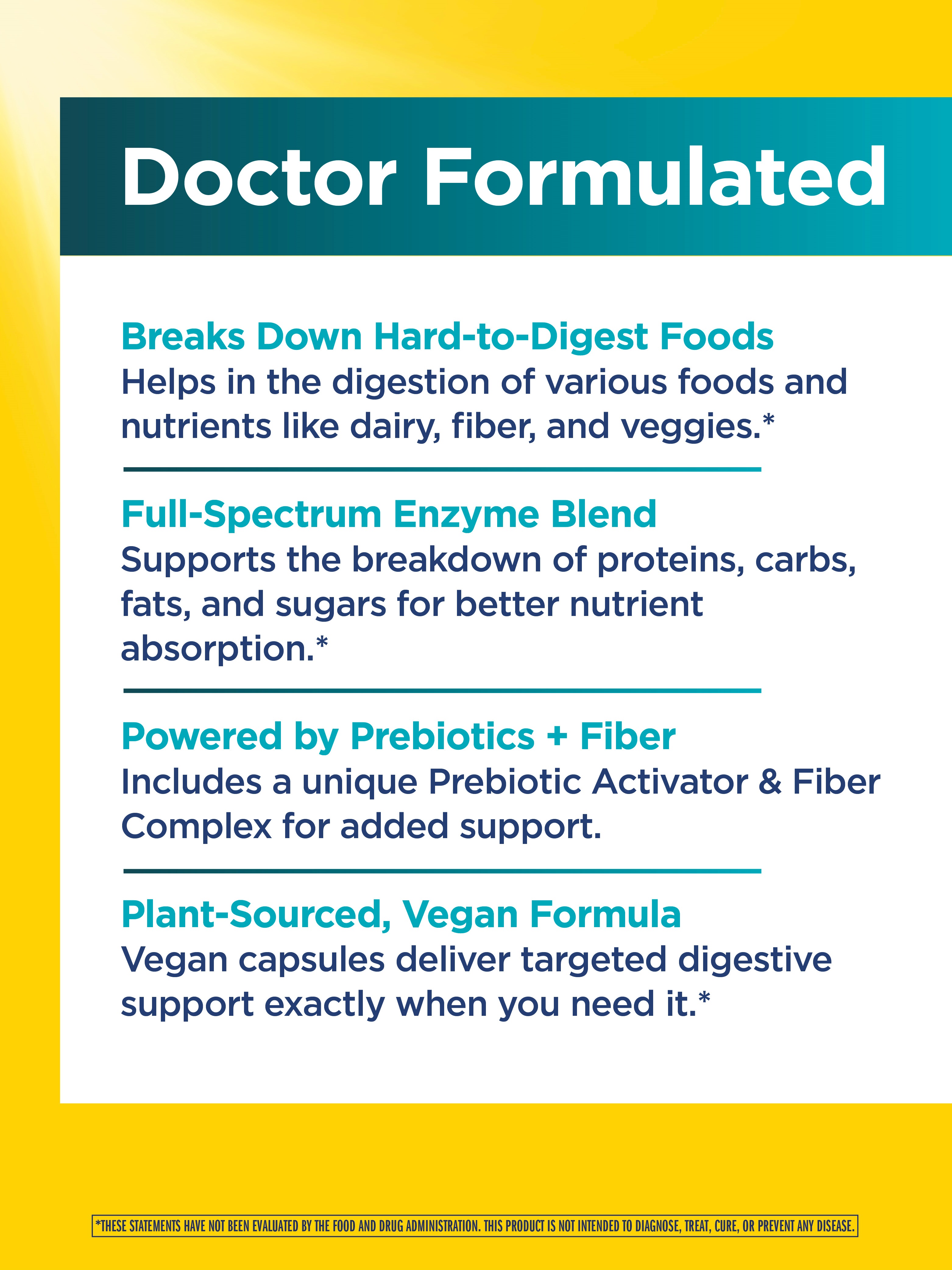 Florazyme Digestive Enzymes with Probiotics | Helps Occasional Gas, Bloating & Discomfort | 90 Vegan Capsules | by Renew Life
