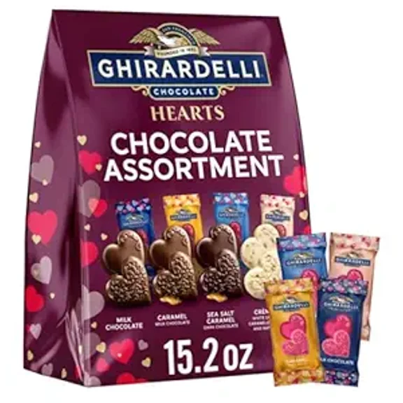 Ghirardelli Chocolate Assortment Duet Hearts - 15.4oz.
