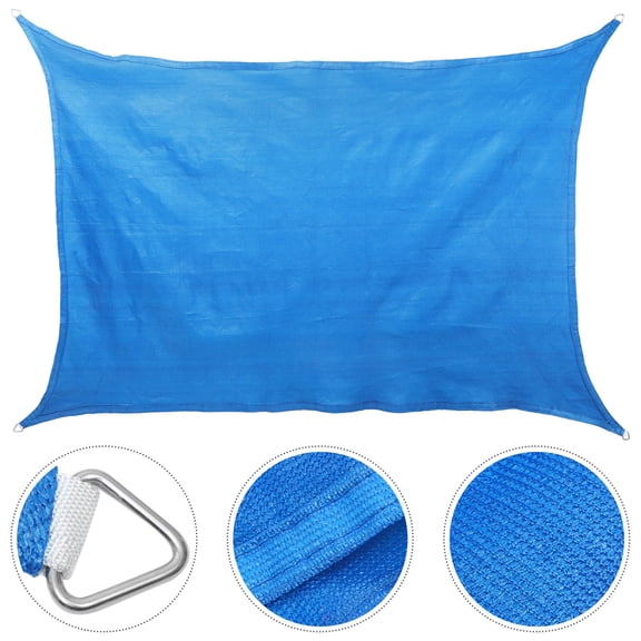 CATIEBYE Blue Sun Shade Sail Outdoor with Durable Sun Shading Cloth for Garden Patio and Porch Privacy