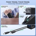 thumbnail image 4 of Cargador USB-C AONIMI 120W GaN 4 en 1 con cable doble retráctil, 4 of 9