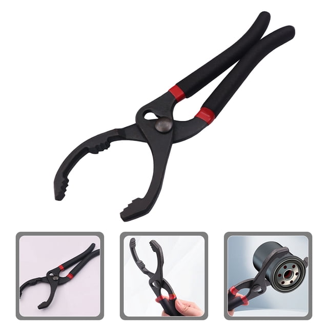 ETHZZLE Pince Ergonomique Réglable pour Filtre à Huile avec Construction Robuste en Acier Allié