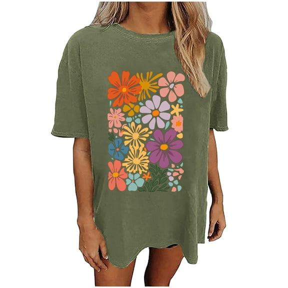 Otaozi shirts for women trendy y2k womens fashion tops trendy clearance womens summer tops boho petite blouses for women size s white cotton Clearance Sale