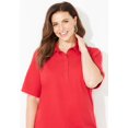 thumbnail image 5 of Catherines Women's Plus Size Short Sleeve Polo, 5 of 5