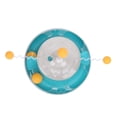 thumbnail image 4 of Turntable Track Toy, Circle Tracking Healthy Materials Puzzle Food Cat Food Dispensing Toy  For Indoor Kittens, 4 of 8