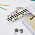thumbnail image 6 of Cauagu Cartoon Labrador Retriever Print Leather Pencil Pen Case - Stationery Bag Portable Stationery Bag Big Capacity Pencil Pouch Cosmetic Organizer Bag for Men & Women, 6 of 7