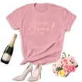 thumbnail image 4 of Crew Neck T Shirts For Women Letter Print Fashion Short Sleeve Tee And Outfits Dressy Casual Women Tops, 4 of 4