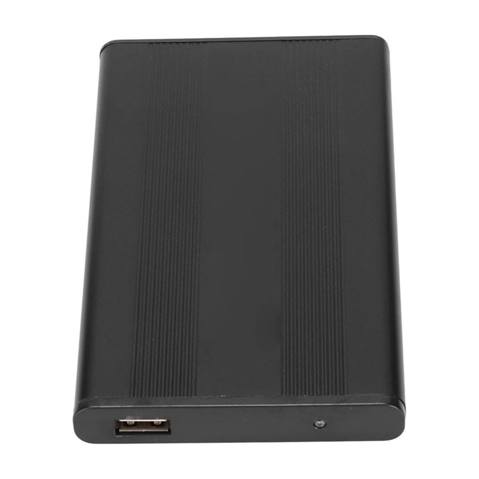 HDD Enclosure, 2.5in Aluminum Alloy Support Hot Swap 2TB Capacity  Hard Drive Enclosure  for  for Vista for OS X Black