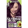 thumbnail image 2 of (3 pack) Garnier Nutrisse Nourishing Hair Color Creme, P2 Intense Purple, 2 of 12