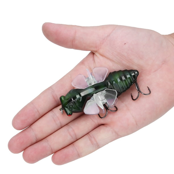 AMONIDA Artificial Lure, Hard Fish Lure, Bionic Cicada Shape For Fishing  Lover Luring Fish Sea/Fresh Water 