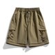 thumbnail image 1 of pstuiky Pantalones cortos para hombre, Pantalones cortos deportivos informales de moda para hombre, transpirables, con bolsillos laterales y cintura baja Pantalones cortos deportivos para hombre, 1 of 4